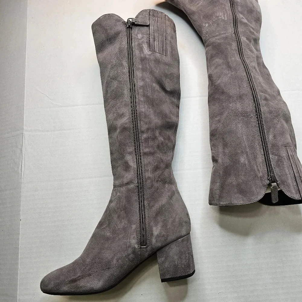 COLE Haan Denise Boot Stormcloud Suede